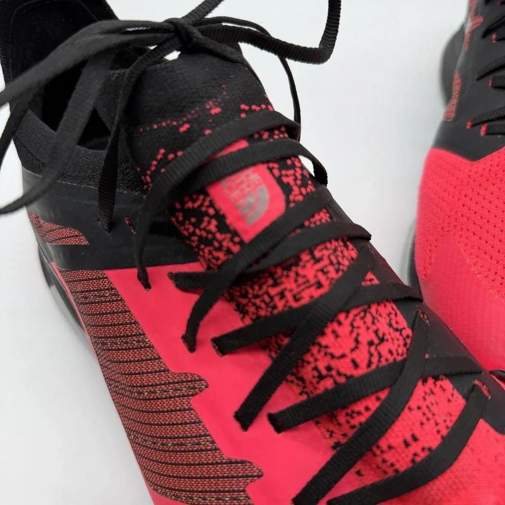 The North Face Shoes Mens Sz 13 Coral‎ Black Flight Vectiv Trail Running